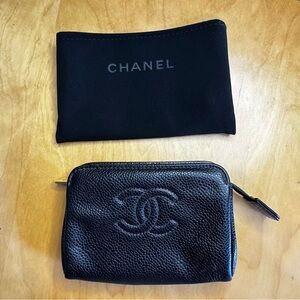 Chanel Grained Calfskin Vintage Coin Pouch